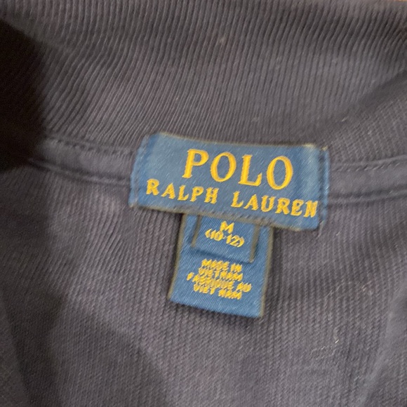 Polo Ralph Lauren sweater, Boys size 10-12, Dark Blue color, look like new - Picture 4 of 5